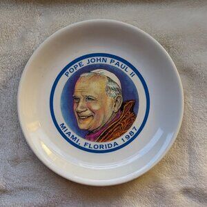 O1 VNTG 1987 POPE JOHN PAUL II Papal Visit "Limited Edition" Plate